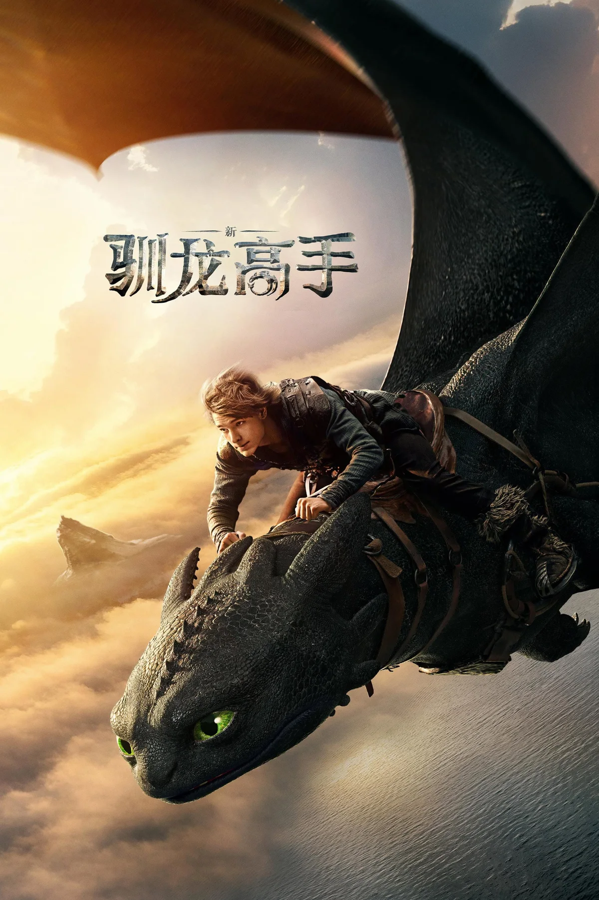 《新·驯龙高手》中文电影海报。